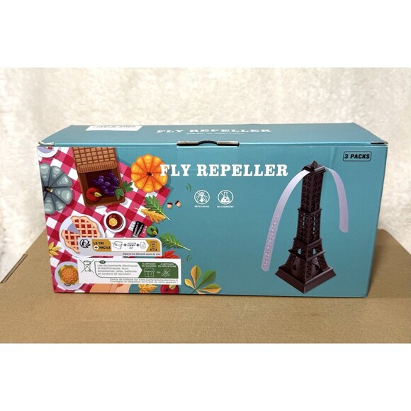 Fly Repeller Fans for Table Rechargeable Tower Fan Repel Flies Bugs Bees 3 Pack - Picture 4 of 10